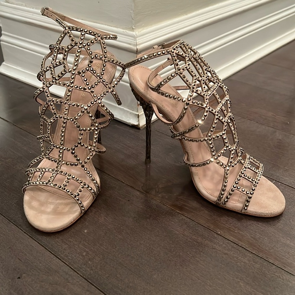 Sergio Rossi crystal sandals